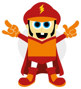 küçük süper kahraman karakteri