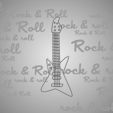 Rock'n roll gitar sanat