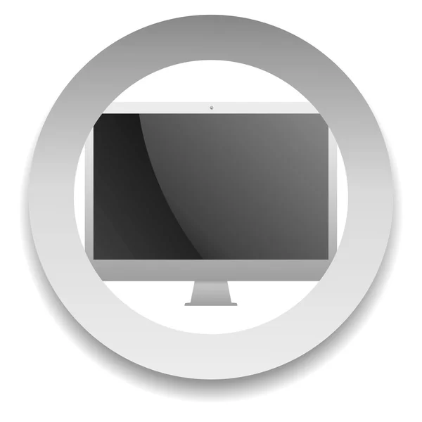 Desktop computer — Stock Vector