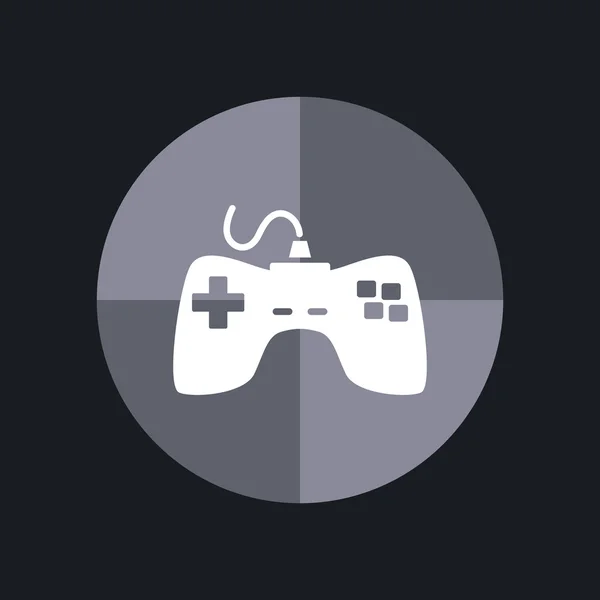 Bouton icône joystick console — Image vectorielle