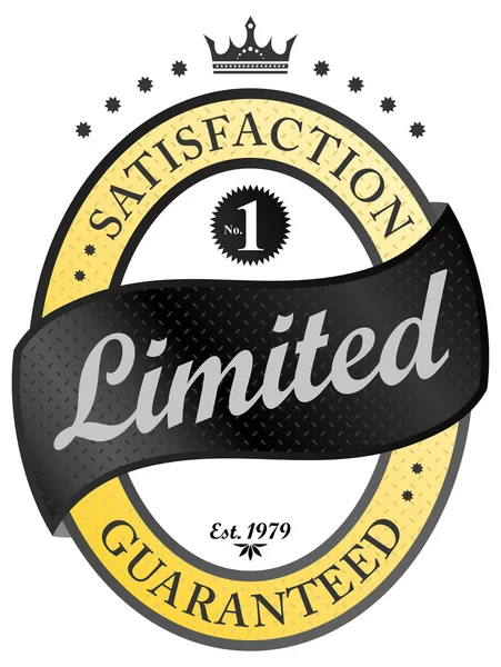 Limited  label — Stock Vector