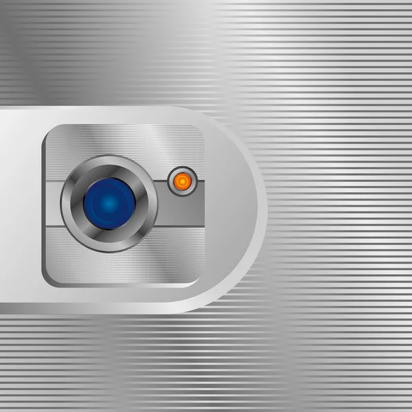 Γραμμή φακό φόντο φωτογραφική μηχανή — Διανυσματικό Αρχείο