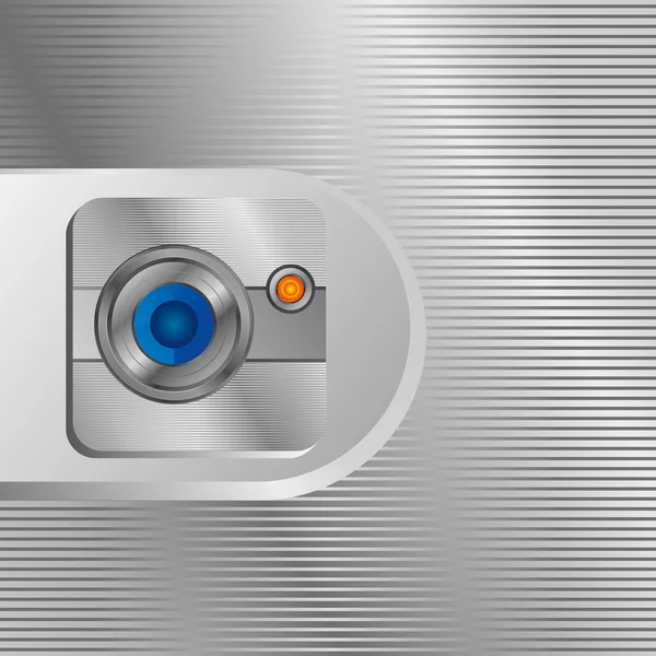 Linienobjektiv Kamera Hintergrund — Stockvektor