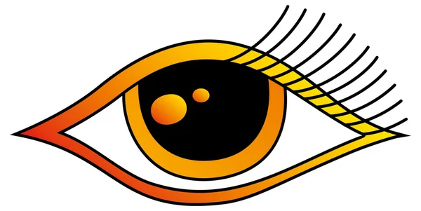 One god eye — Stock Vector