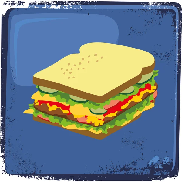 "sandwich" — Image vectorielle