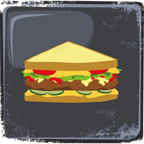 "sandwich" — Image vectorielle