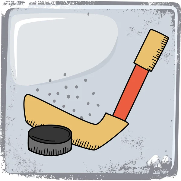 Hockey sobre hielo — Archivo Imágenes Vectoriales