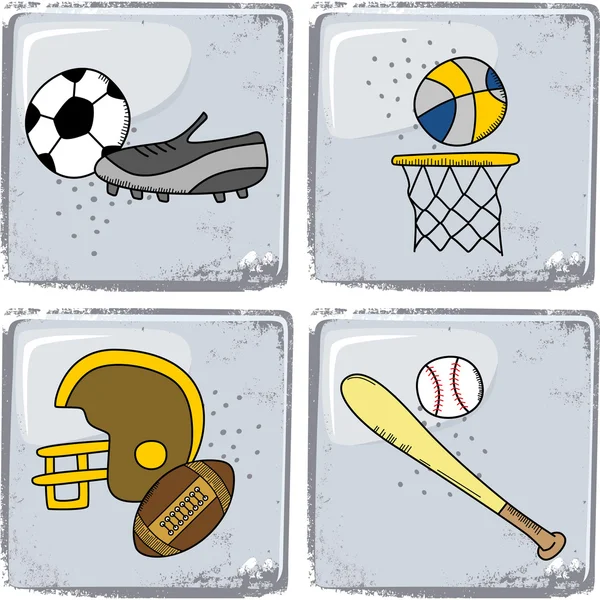 Juego de deportes — Archivo Imágenes Vectoriales