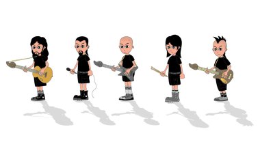 Band çizgi film seti