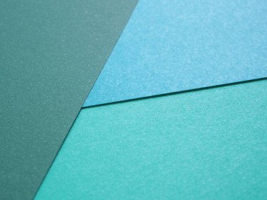 Boş gradyan yeşil renkli kağıt arkaplan dokusu. Soyut geometrik düz kompozisyon. Resim, metin ve tasarım kavramı