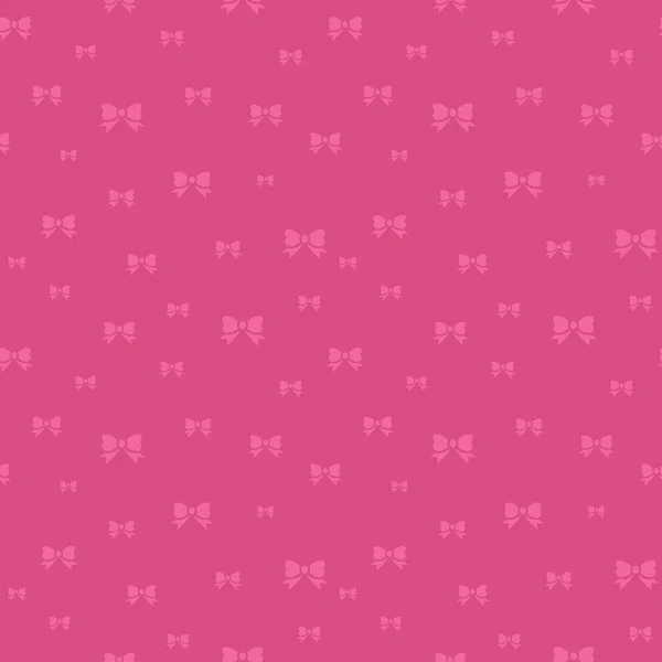 Розовый Лук Повторяется Шаблон Розовый Фон Бесшовные Повторяющиеся Векторные Обои — стоковый вектор