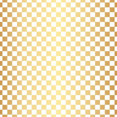 Beyaz ve altın işlemeli desenli. Altın doku. Kusursuz geometrik desen. Altın arka plan. Vektörsüz desen.