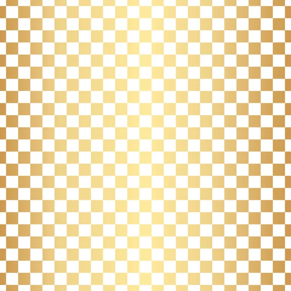 Белый Золотой Клетчатый Рисунок Золотая Текстура Бесшовный Геометрический Узор Золотой — стоковый вектор