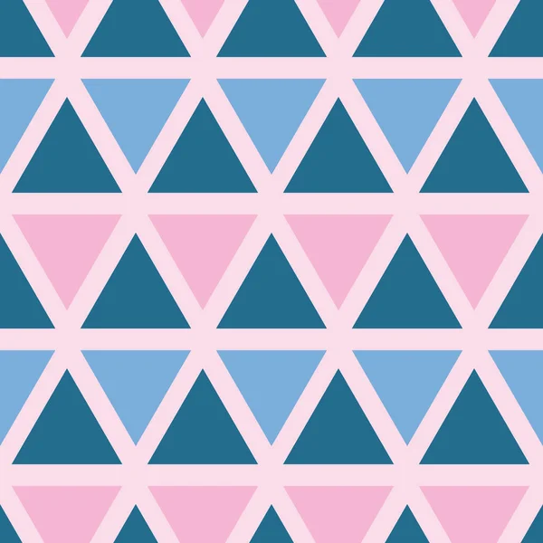 三角形の幾何学的ベクトルパターン 三角形の背景 シームレスな抽象的な繰り返しパターン壁紙 — ストックベクタ