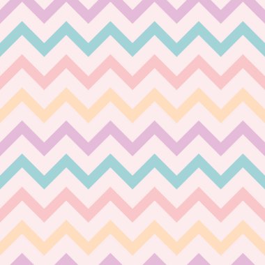 Zigzag vektör deseni, renkli soyut geometrik sembol arkaplanı, kusursuz yineleme.