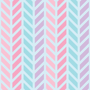 Geometrik sembol vektör deseni, mavi ve pembe soyut arkaplan, kusursuz yineleme.