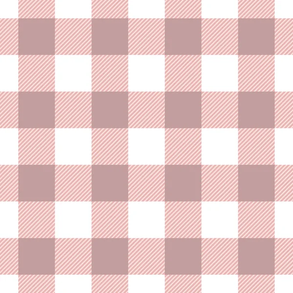 Kahverengi ve beyaz kareli desen, gingham ekose vektörü tekrar arkaplan