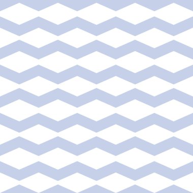 Mavi ve beyaz zigzag izi, geometrik vektör deseni, soyut tekrar arkaplan, pürüzsüz tekrarlayan kiremit.