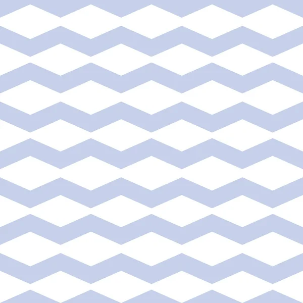 Imprimé Zigzag Bleu Blanc Motif Vectoriel Géométrique Fond Répétition Abstrait — Image vectorielle