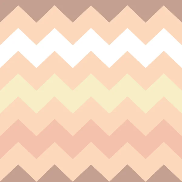 Brown Multicolored Zigzag Print Chevron Geometric Vector Pattern Abstract Repeat — ストックベクタ