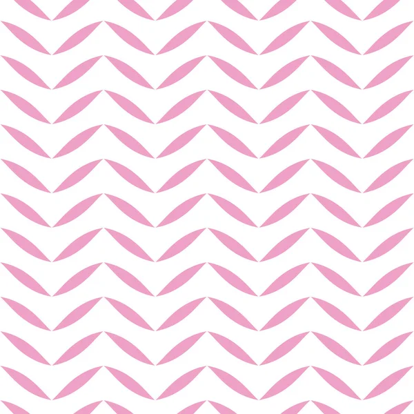 Рожево Білий Зигзаг Принт Шеврона Геометричний Векторний Візерунок Абстрактний Фон — стоковий вектор