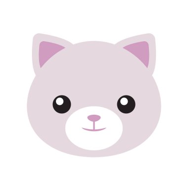 Şirin kedi kütüğü, pembe kedi portresi çizimi