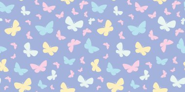 Kelebek vektör deseni, arka planı tekrarla