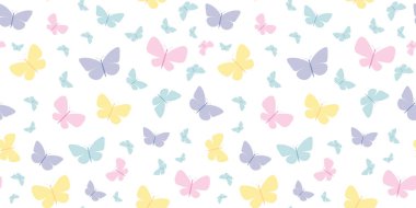 Kelebek vektör deseni, arka planı tekrarla