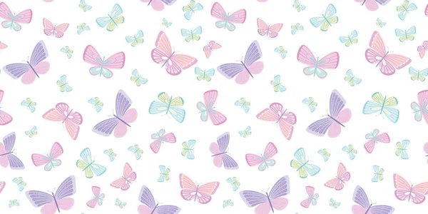 Modèle Vectoriel Papillon Arrière Plan Répété — Image vectorielle