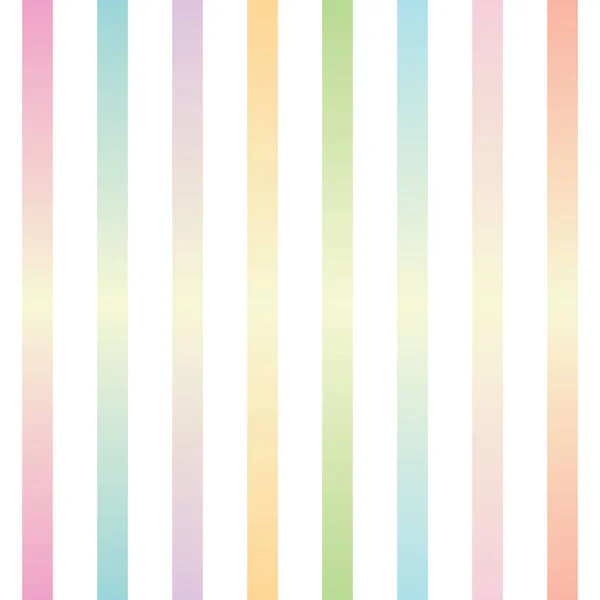 Cute Pastel Stripe Pattern Gradient Repeat Background — Stock Vector