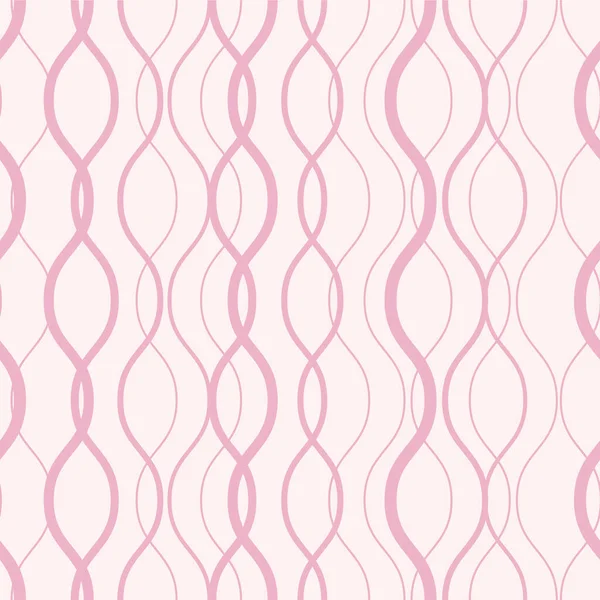 Patrón Vectorial Rosa Con Líneas Verticales Repetición Pastel Sin Costuras — Vector de stock