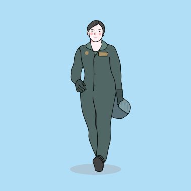 bir savaşçı karakter illüstrasyonu pilotu