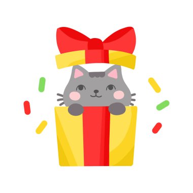 cute cat for Christmas day