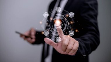 Cloud Computing Diyagramı Ağ veri depolama teknolojisi hizmeti