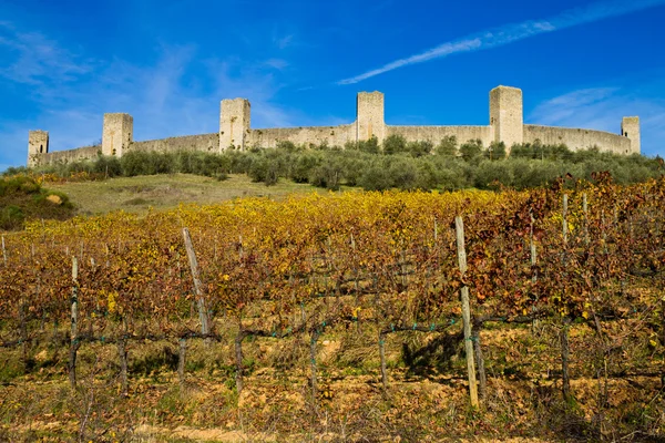 Murallas de Monteriggioni — Foto de Stock