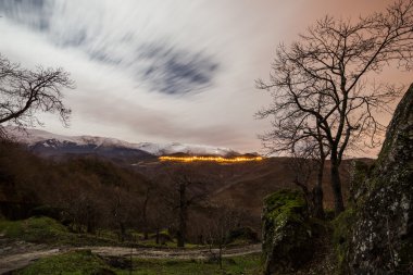gece boyunca sibillini dağlar