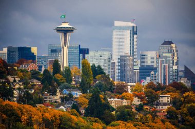 Seattle şehrinin güzel manzarası