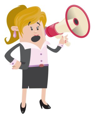 iş kadını dostum hoparlör ile