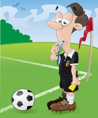 Bu oyunun futbol yeter bu futbol hakemi görünüyor.
