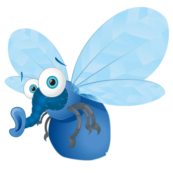 Bluebottle fluga — Stock vektor
