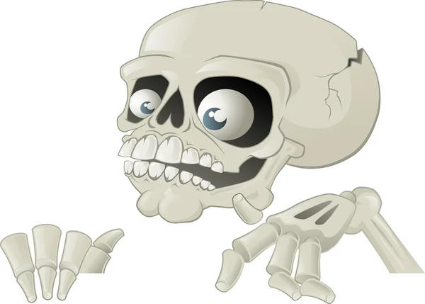 Halloween skelett — Stock vektor