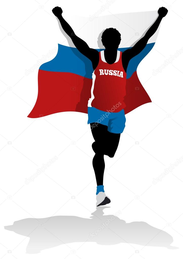 Russian Race Winner — Stock Vector © jorgenmac #34149491