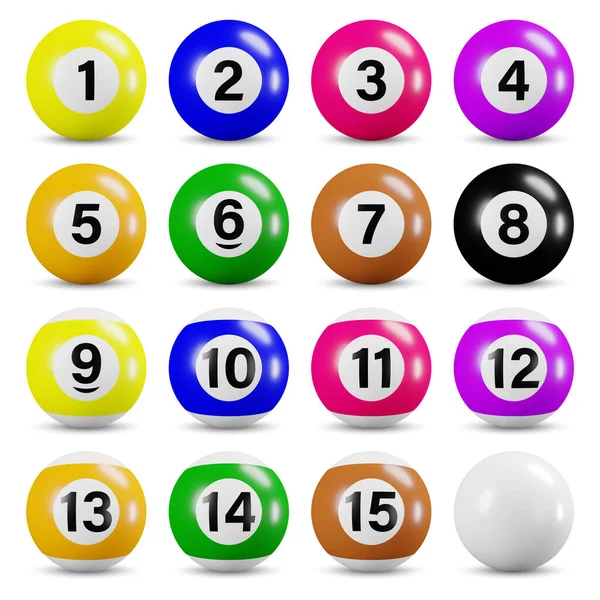 Billiards Ball Number Surface Isolated Embedded Clipping Paths Render — Photo