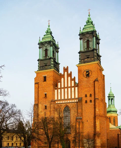 Poznan Polonia Catedral Basílica Los Apóstoles San Pedro San Pablo — Foto de Stock