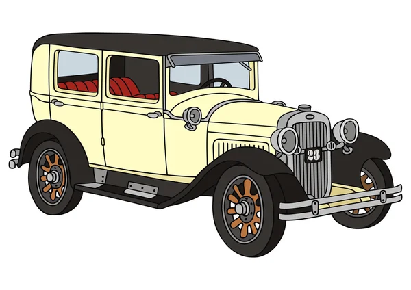 Eski model araba — Stok Vektör