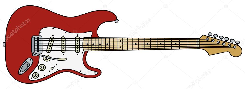 Electric guitar Stock Vector Image by ©2v #36194175 Electric guitar Stock Vector Image by ©2v #36194175