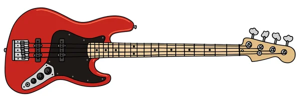 Guitarra Bass — Vector de stock