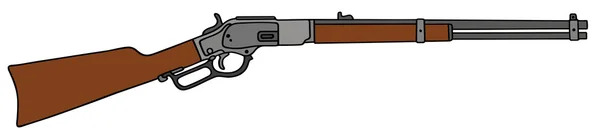 Vintage rifle — Stock Vector