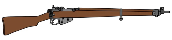 Viejo fusil militar — Archivo Imágenes Vectoriales