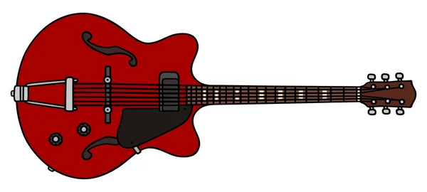 Elektrická kytara — Stockový vektor